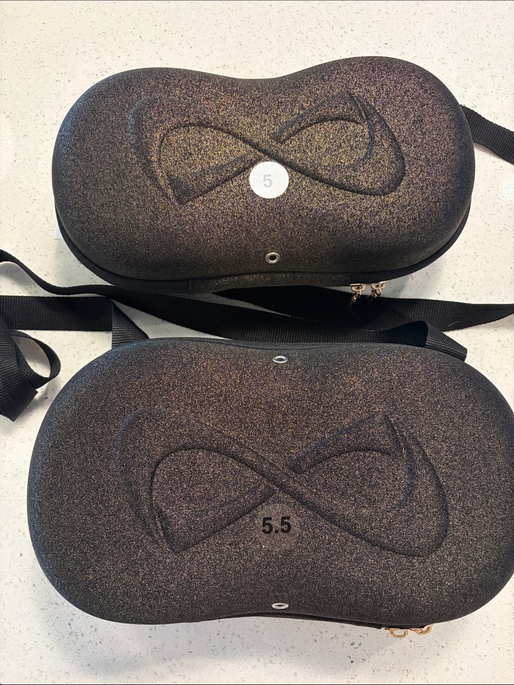 nfinity Travel Case - Black Glitter CASES ONLY!